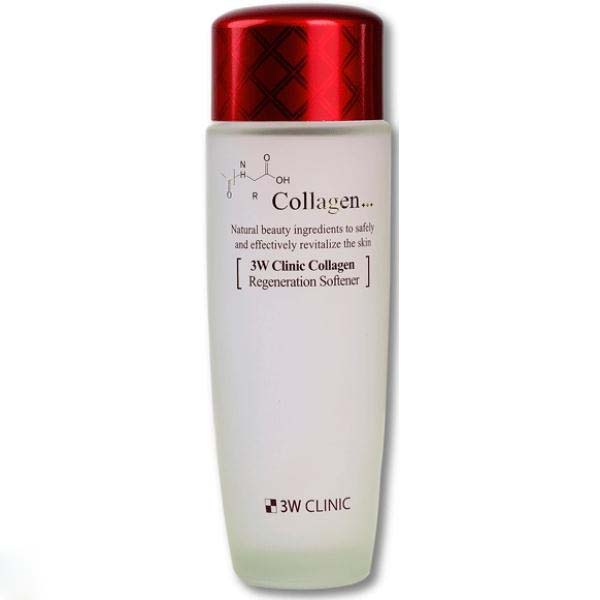 3W CLINIC Collagen Regeneration Softener - Тоник для лица с коллагеном, 150 мл.