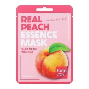 FarmStay Real Peach Essence Mask - Тканевая маска для лица Персик, 23 мл.