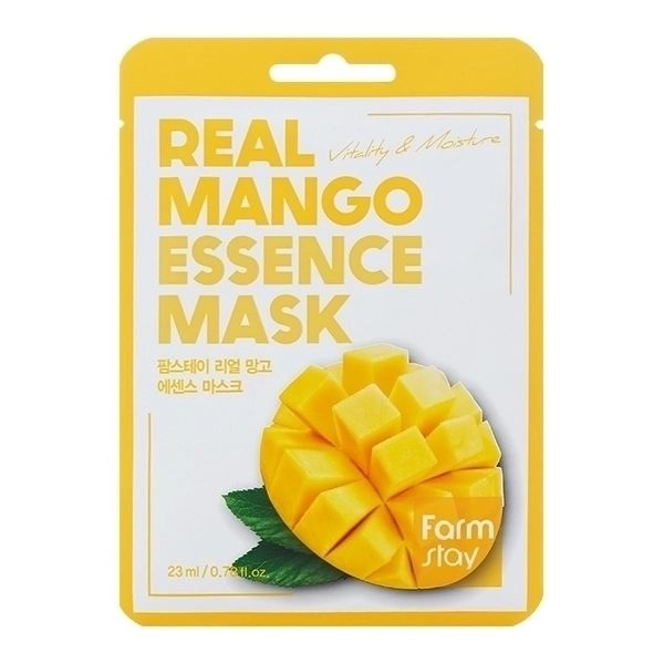 FarmStay Real Mango Essence Mask - Тканевая маска для лица Манго, 23 мл.