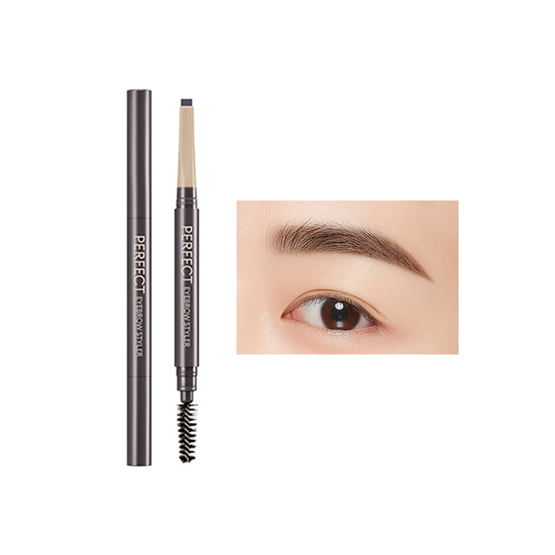 MISSHA Perfect Eyebrow Styler #GRAY BROWN - Автоматический карандаш для бровей, серо-коричневый