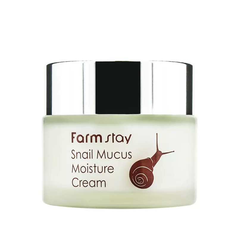 FarmStay Snail Mucus Moisture Cream - Увлажняющий крем с муцином улитки, 50 г.
