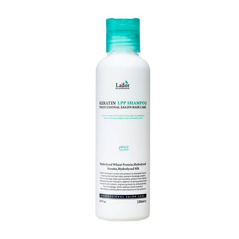 Lador Keratin LPP Shampoo - Шампунь для волос с кератином, 150 мл.