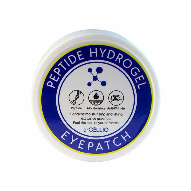 Dr.Cellio Peptide Hydrogel Eye Patch - Гидрогелевые патчи с пептидами, 60 шт.