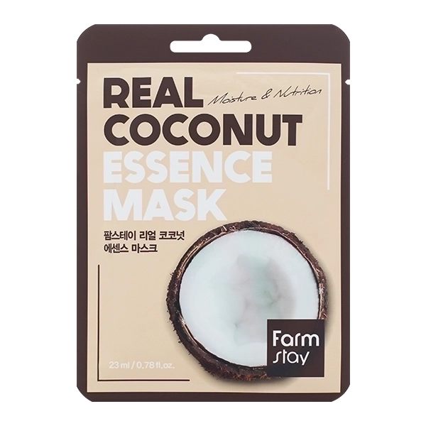 FarmStay Real Coconut Essence Mask - Тканевая маска для лица Кокос, 23 мл.