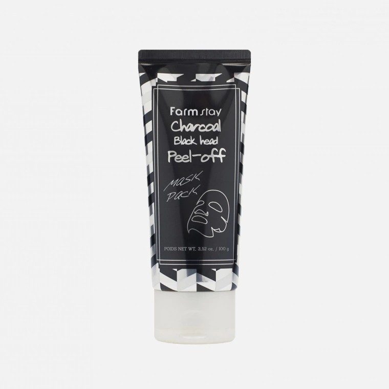 FarmStay Charcoal Black Head Peel-off Mask Pack - Маска-пленка с углем, 100 гр.