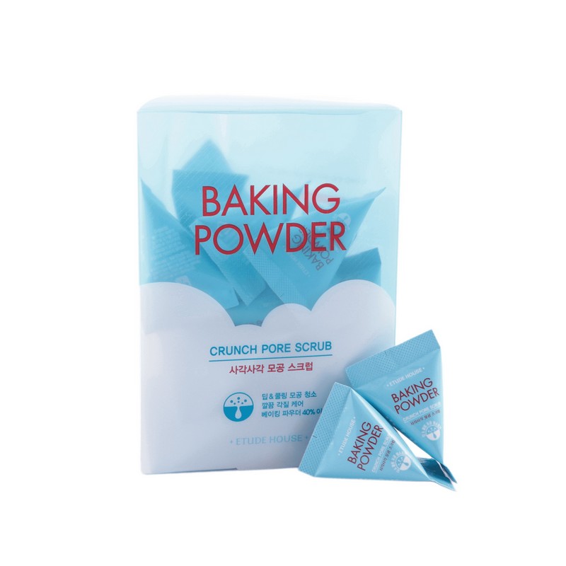 Etude House Baking Powder Crunch Pore Scrub - Скраб для лица с содой, 7 гр.