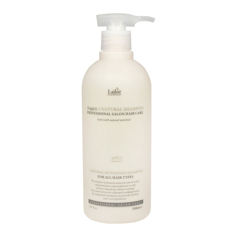 Lador Triplex Natural Shampoo - Шампунь с эфирными маслами, 530 мл.