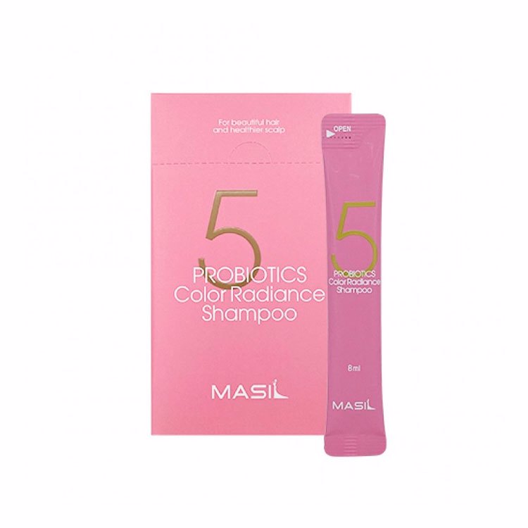 Masil 5 Probiotics Color Radiance Shampoo - Шампунь для сияния цвета с 5 пробиотиками 8 мл.