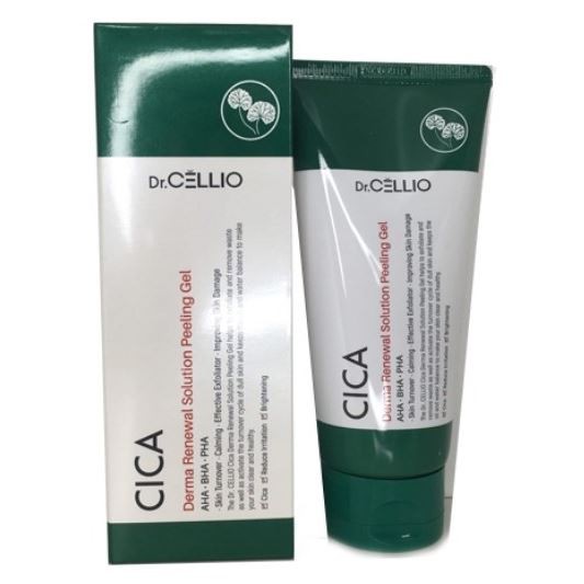 Dr.Cellio Cica Derma Renewal Solution Peeling Gel - Пилинг-гель с экстрактом центеллы азиатской, 180 гр.
