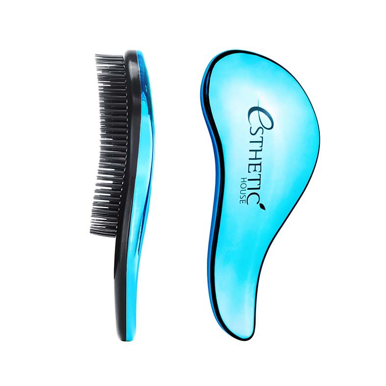 ESTHETIC HOUSE Hair Brush For Easy Comb - Расческа для легкого расчесывания волос пластик лазурная, 18х7см.