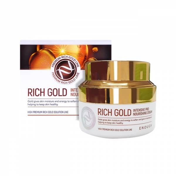 ENOUGH Rich Gold Intensive Pro Nourishing Cream - Питательный крем с золотом, 50 мл.