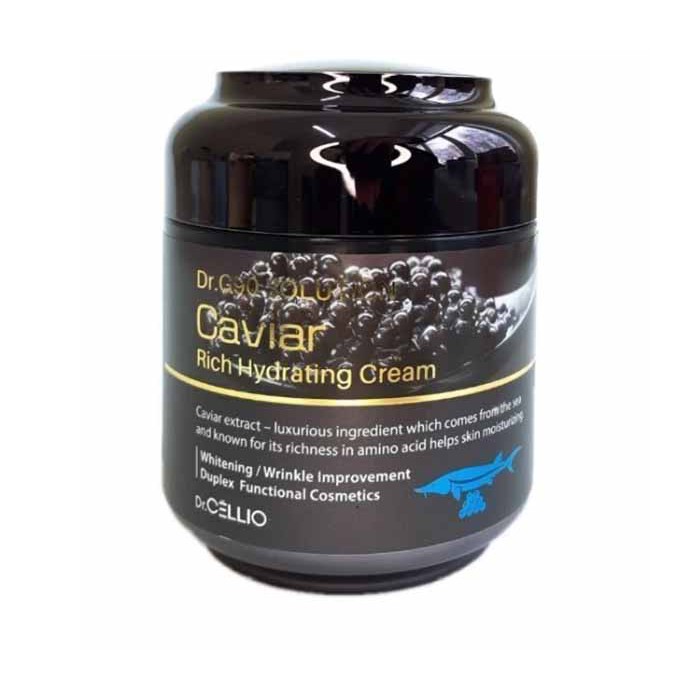 Dr.Cellio G90 Solution Caviar Rich Hydrating Cream - Увлажняющий крем для лица с экстрактом икры, 85 мл.