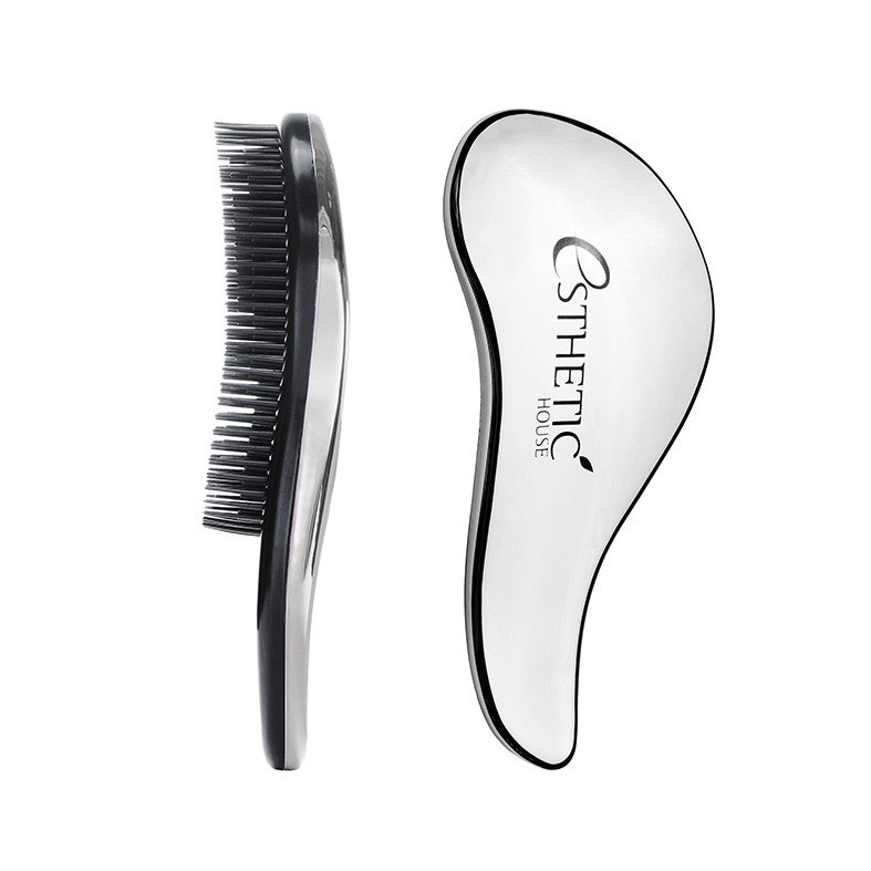 ESTHETIC HOUSE Hair Brush For Easy Comb - Расческа для легкого расчесывания волос пластик серебристая, 18х7см.