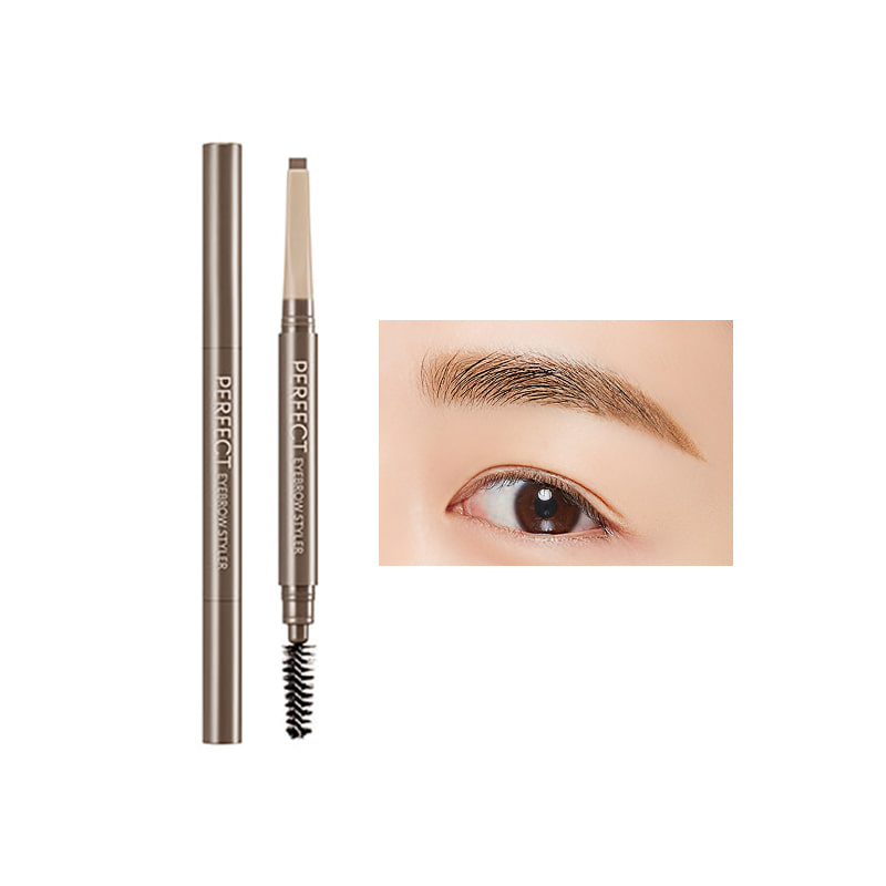 MISSHA Perfect Eyebrow Styler #LIGHT BROWN - Автоматический карандаш для бровей, светло-коричневый