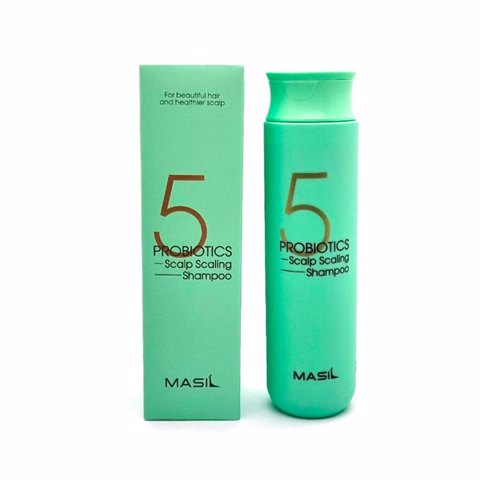 Masil 5 Probiotics Scalp Scaling Shampoo - Шампунь для глубокого очищения кожи головы с пробиотиками, 300 мл.