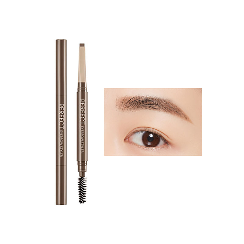MISSHA Perfect Eyebrow Styler #BROWN - Автоматический карандаш для бровей, коричневый