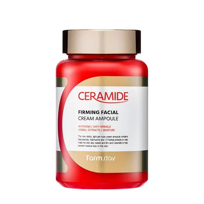 FarmStay Ceramide Firming Facial Cream Ampoule - Укрепляющий ампульный крем-гель с керамидами, 250 мл.