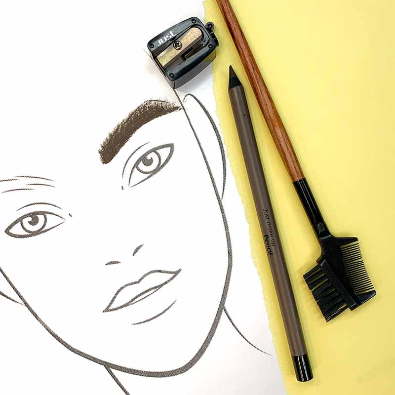 JUST Pencil Eyebrow Карандаш для бровей деревянный т.11