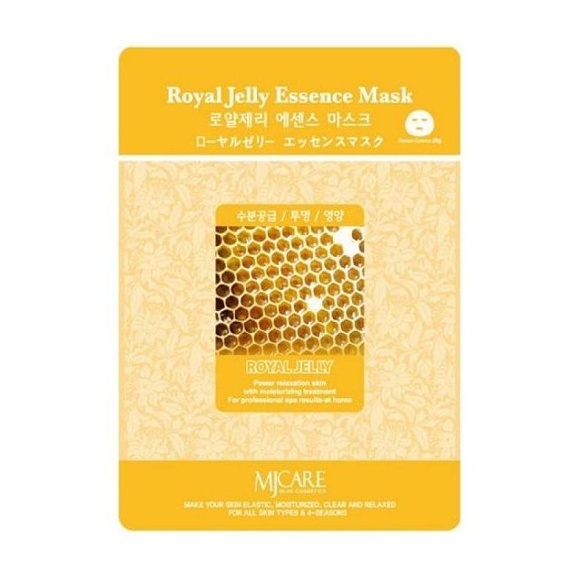 Mijin Cosmetics Royal Jelly Essence Mask - Тканевая маска для лица Маточное молочко, 23 гр.