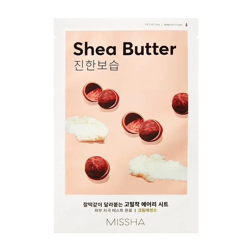 MISSHA Airy Fit Sheet Mask Shea Butter - Маска для лица с масло ши, 19 гр.