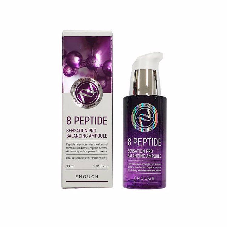 ENOUGH 8 Peptide Sensation Pro Balancing Ampoule - Сыворотка для лица с пептидами, 30 мл.
