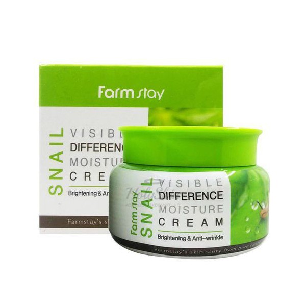 FarmStay Snail Visible Difference Moisture Cream - Крем увлажняющий с муцином улитки, 100 гр.