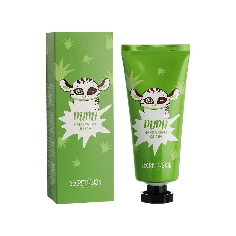 Secret Skin Mimi Hand Cream Aloe - Крем для рук c экстрактом алоэ вера, 60 мл.