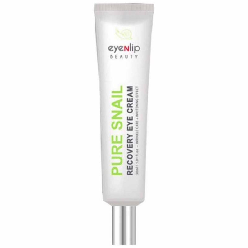 Eyenlip Pure Snail Recovery Eye Cream - Крем для глаз восстанавливающий с муцином улитки, 30 мл.