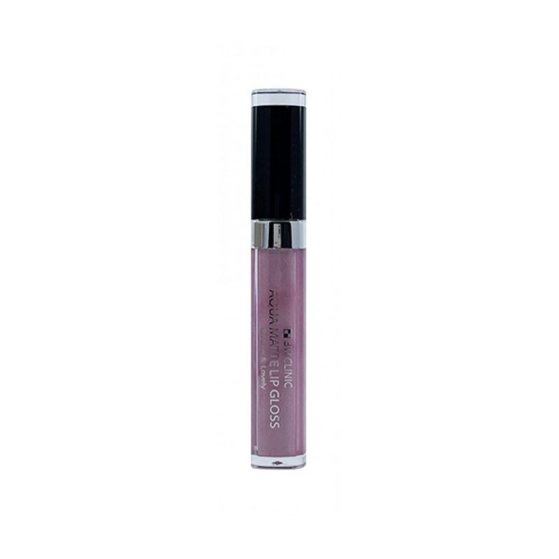 3W CLINIC Aqua Matte Lip Gloss №04 Darling Pink - Матовый увлажняющий блеск для губ №4 Милый розовый, 6.5 гр.