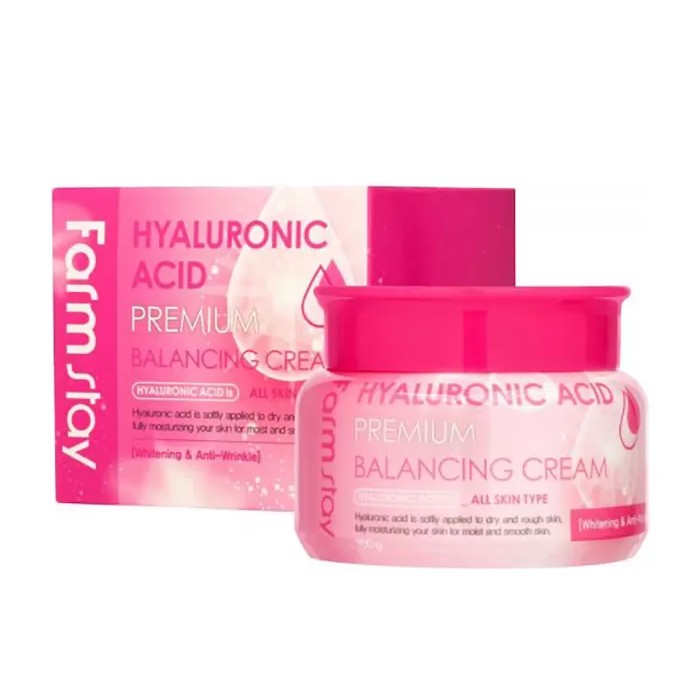 FarmStay Hyaluronic Acid Premium Balancing Cream - Крем балансирующий с гиалуроновой кислотой, 100 гр.