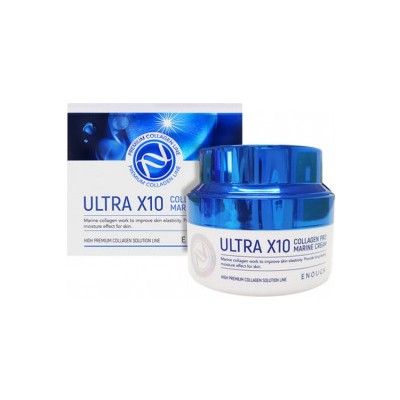 ENOUGH Ultra X10 Collagen Pro Marine Cream - Крем коллагеновый для лица, 50 мл.