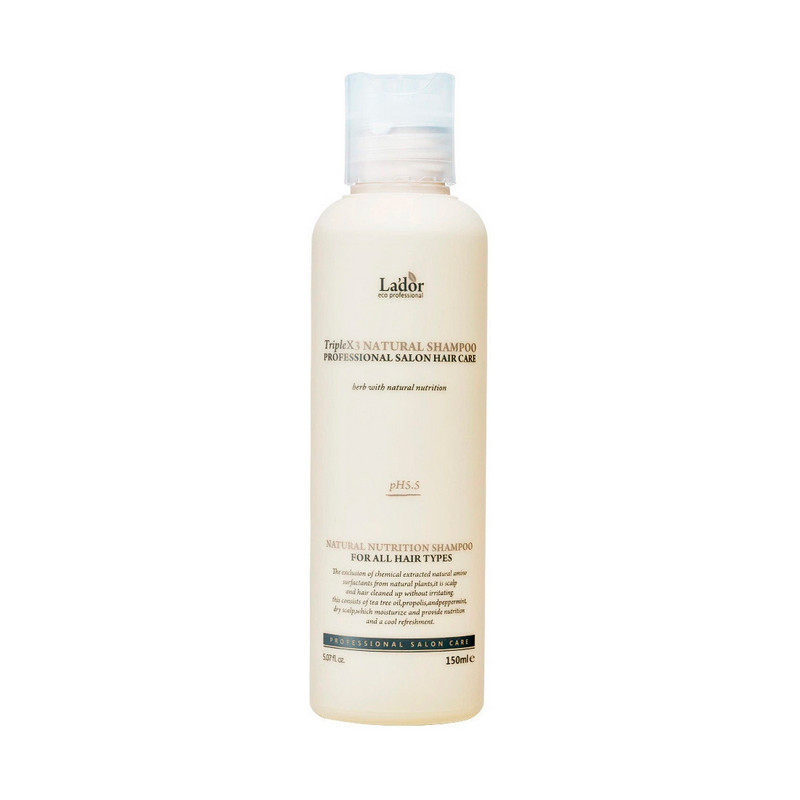 Lador Triplex Natural Shampoo - Шампунь с эфирными маслами, 150 мл.