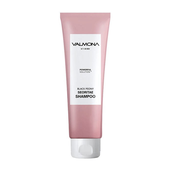 VALMONA Powerful Solution Black Peony Seoritae Shampoo - Шампунь для волос ЧЕРНЫЙ ПИОН/БОБЫ, 100 мл.