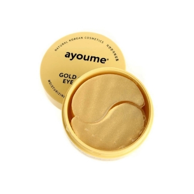 Ayoume Gold + Snail Eye Patch - Патчи для глаз с золотом и улиточным муцином, 60 шт.