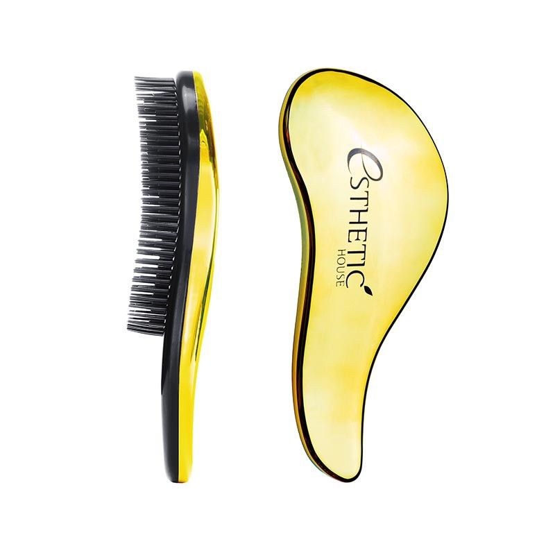 ESTHETIC HOUSE Hair Brush For Easy Comb - Расческа для легкого расчесывания волос пластик золотая, 18х7см.