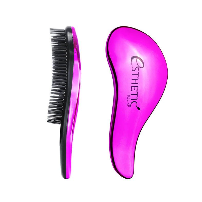 ESTHETIC HOUSE Hair Brush For Easy Comb - Расческа для легкого расчесывания волос пластик розовая, 18х7см.