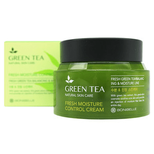 BONIBELLE Green Tea Fresh Moisture Control Cream - Крем для лица ЗЕЛЕНЫЙ ЧАЙ, 80 мл.