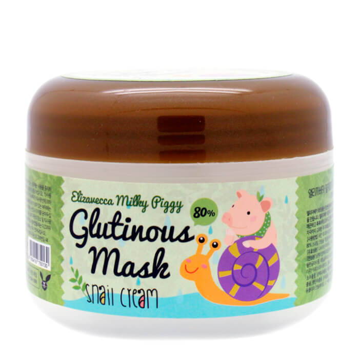 Elizavecca Milky Piggy Glutinous 80% Mask - Ночная маска для лица с муцином улитки, 100 мл.