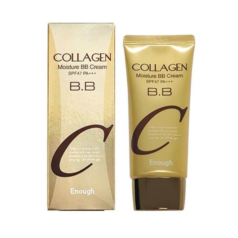 ENOUGH Collagen Moisture BB Cream SPF47 PA+++ - Увлажняющий BB крем с коллагеном, 50 мл.
