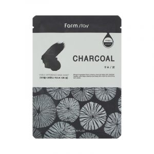 FarmStay Visible Difference Mask Sheet Charcoal - Тканевая маска для лица с древесным углем, 23 мл.