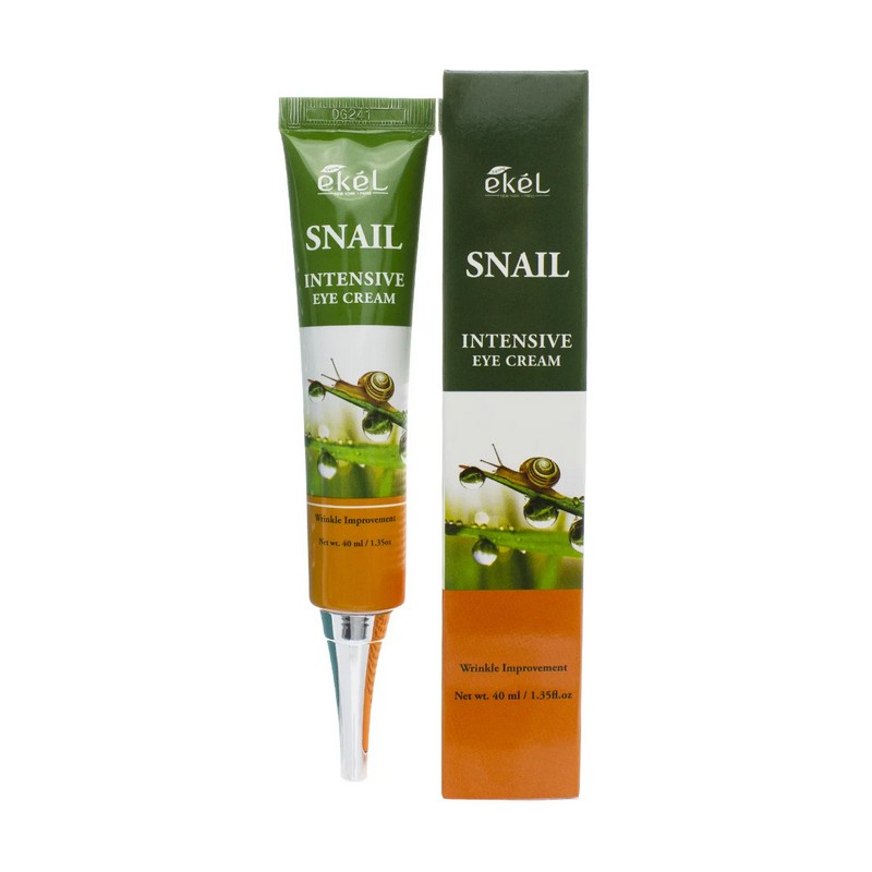 EKEL Snail Intensive Eye Cream - Крем для кожи вокруг глаз с муцином улитки, 40 мл.