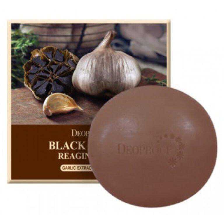 DEOPROCE Soap Black Garlic - Мыло с экстрактом черного чеснока, 100 гр.