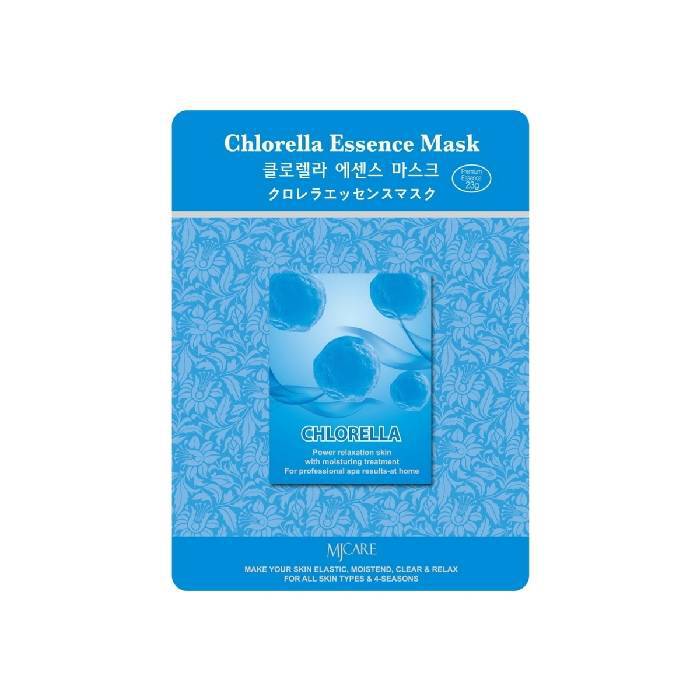Mijin Cosmetics Chlorella Essence Mask - Тканевая маска для лица Хлорелла, 23 гр.