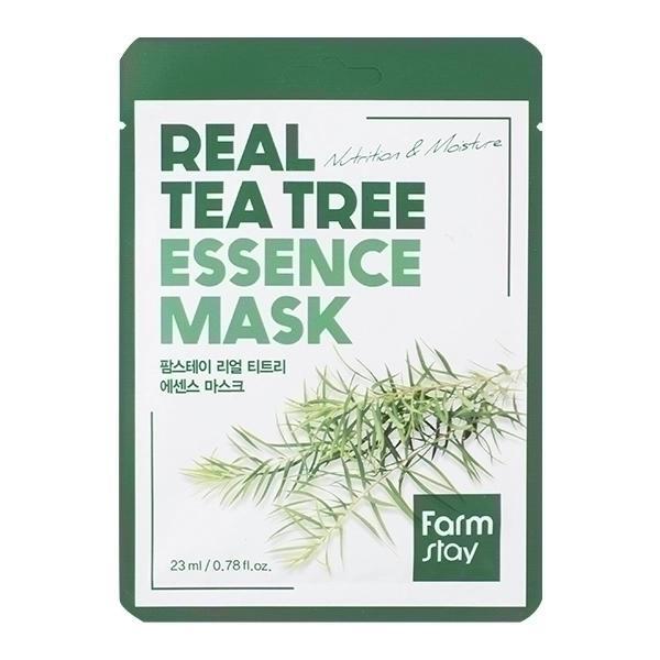 FarmStay Real Tea Tree Essence Mask - Тканевая маска для лица с экстрактом чайного дерева, 23 мл.