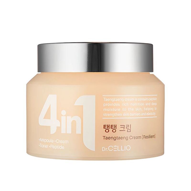 Dr.Cellio G50 4 IN 1 Taengtaeng Cream (Peptide) - Крем для лица с пептидами, 70 мл.